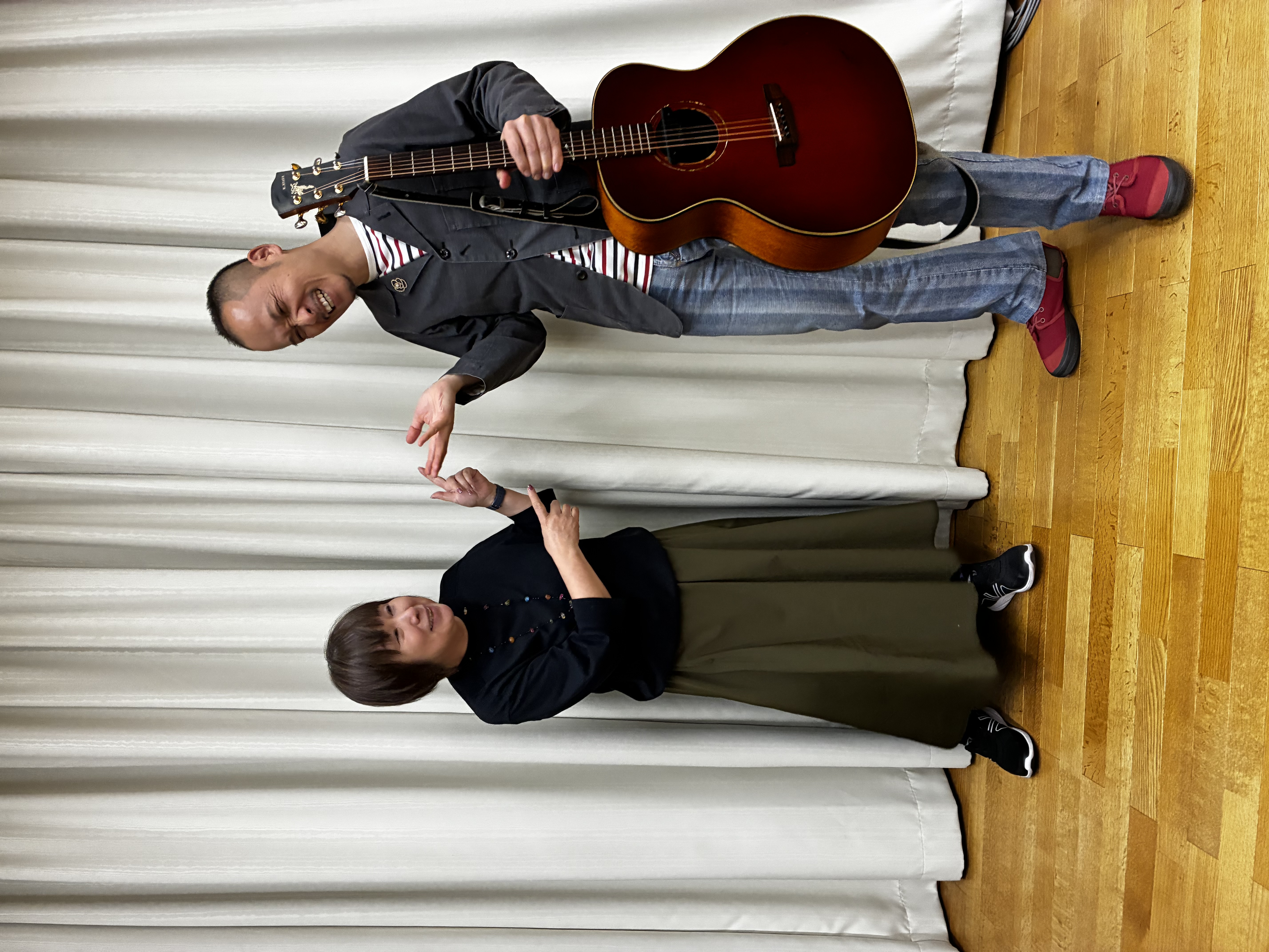 「久しぶりに会ったらわかりましぇ～ん(￣▽￣；)